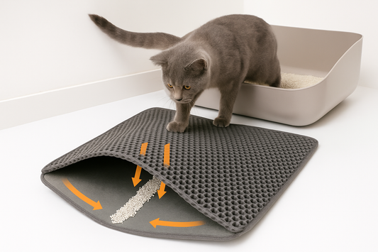 CatLoaf CleanStep Litter Mat™ – Double Layer Waterproof
