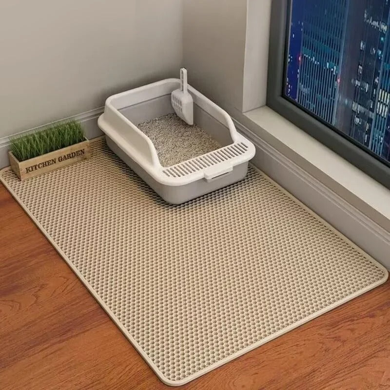 CatLoaf CleanStep Litter Mat™ – Double Layer Waterproof