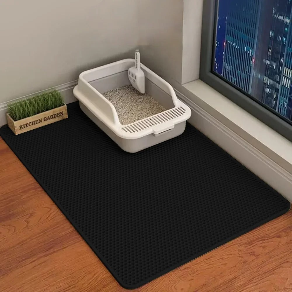 CatLoaf CleanStep Litter Mat™ – Double Layer Waterproof